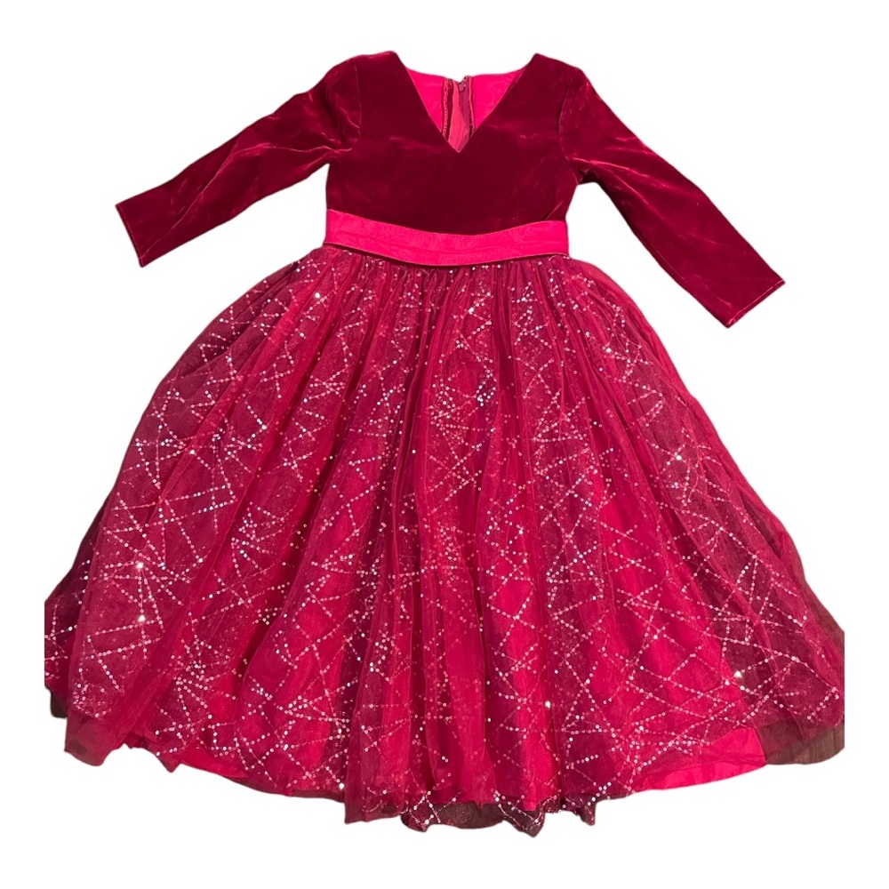 Vintage Girls Layered Dress Size 5-6